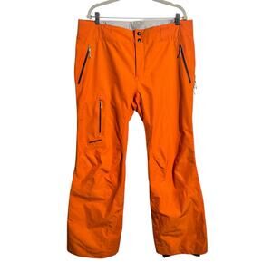 Patagonia Powder Bowl Snow Pants Women XL Orange Gortex Sport Active Pocket